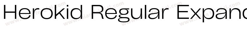 Herokid Regular Expanded字体转换
